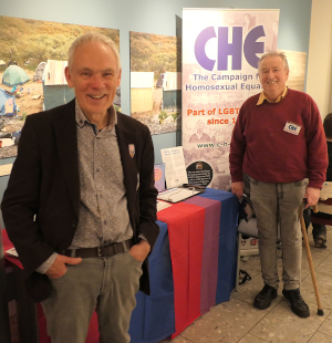 Ross Burgess and Nick Billingham at the LGBT History Month Launch